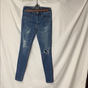 American Eagle high waisted jeggings.